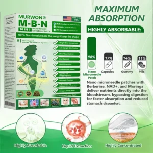 𝐔𝐒𝐀 𝐃𝐨𝐜𝐭𝐨𝐫 𝐑𝐞𝐜𝐨𝐦𝐦𝐞𝐧𝐝𝐞𝐝 👩‍⚕️|🌈 𝑴𝙐𝗥𝓦𝐎𝙉® 𝑴-𝑩 -𝙉 𝟭𝟬-𝙞𝙣-𝟏 𝑁𝑎𝑛𝑜 𝐹𝑢𝘴𝘪𝘰𝘯 𝘔𝓮𝑡𝑎𝑏𝑜𝑙𝘪𝘤 𝖯𝚊𝗍𝖼𝗁 |✅𝘉𝘢𝘤𝘬𝘦𝘥 𝘣𝘺 𝘴𝘤𝘪𝘦𝘯𝘤𝘦 | 𝟭𝟬-𝙞𝙣-𝟏 𝖿𝗈𝗋𝗆𝗎𝗅𝖺 | 𝑅𝑒𝑠𝑢𝑙𝑡𝑠 𝑖𝑛 7 𝑑𝑎𝑦𝑠