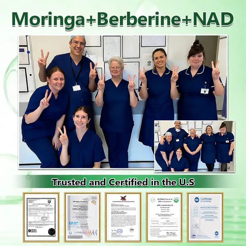 ๐ด๐๐ฅ๐ฆ๐๐ยฎMoringaยท Berberine รNAD+ 10-in-1 Advanced Nano Microneedle Patch- Once Daily, Visible Results in 7 Days